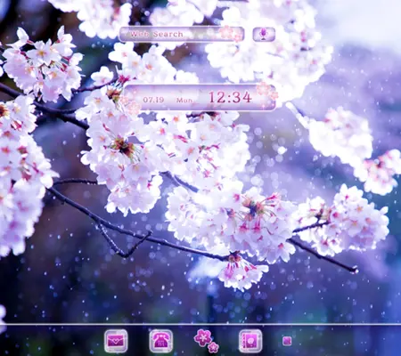 Cherry Blossoms in the Rain android App screenshot 4